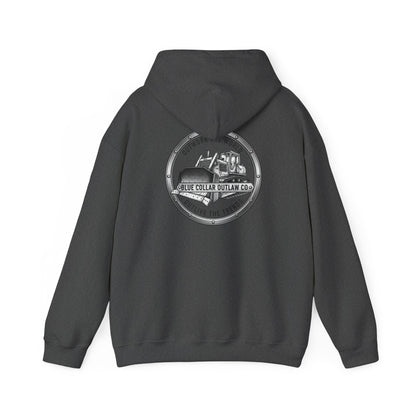 Blue Collar Outlaw | Bulldozer Hoodie