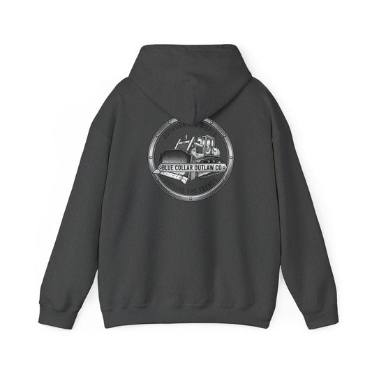 Blue Collar Outlaw | Bulldozer Hoodie