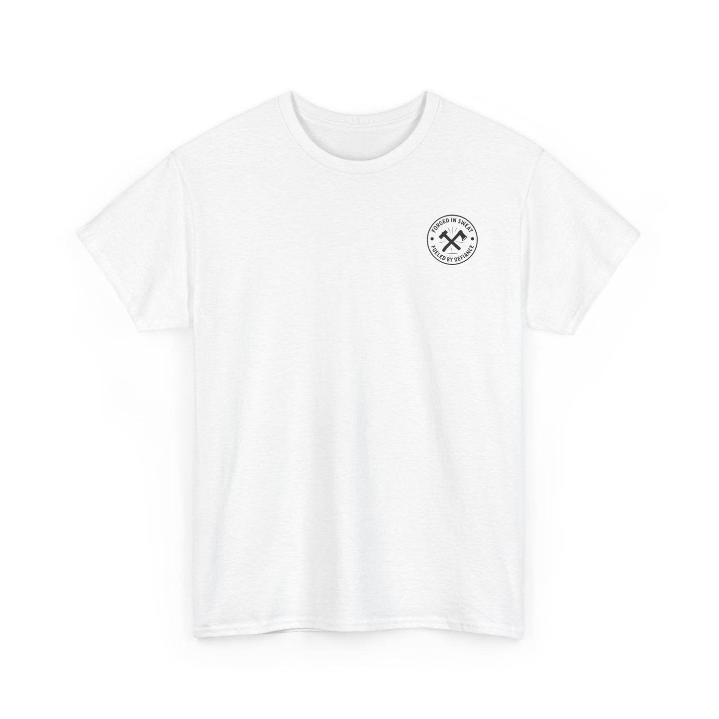 Blue Collar Outlaw | Forged in Sweat - Axe & Hammer T-Shirt