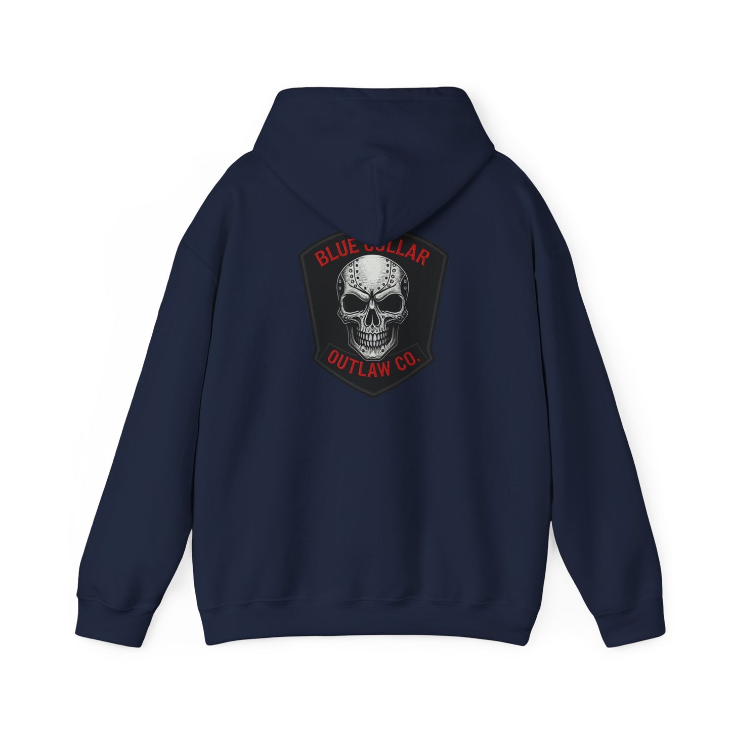 Blue Collar Outlaw | Skull Patch Hoodie