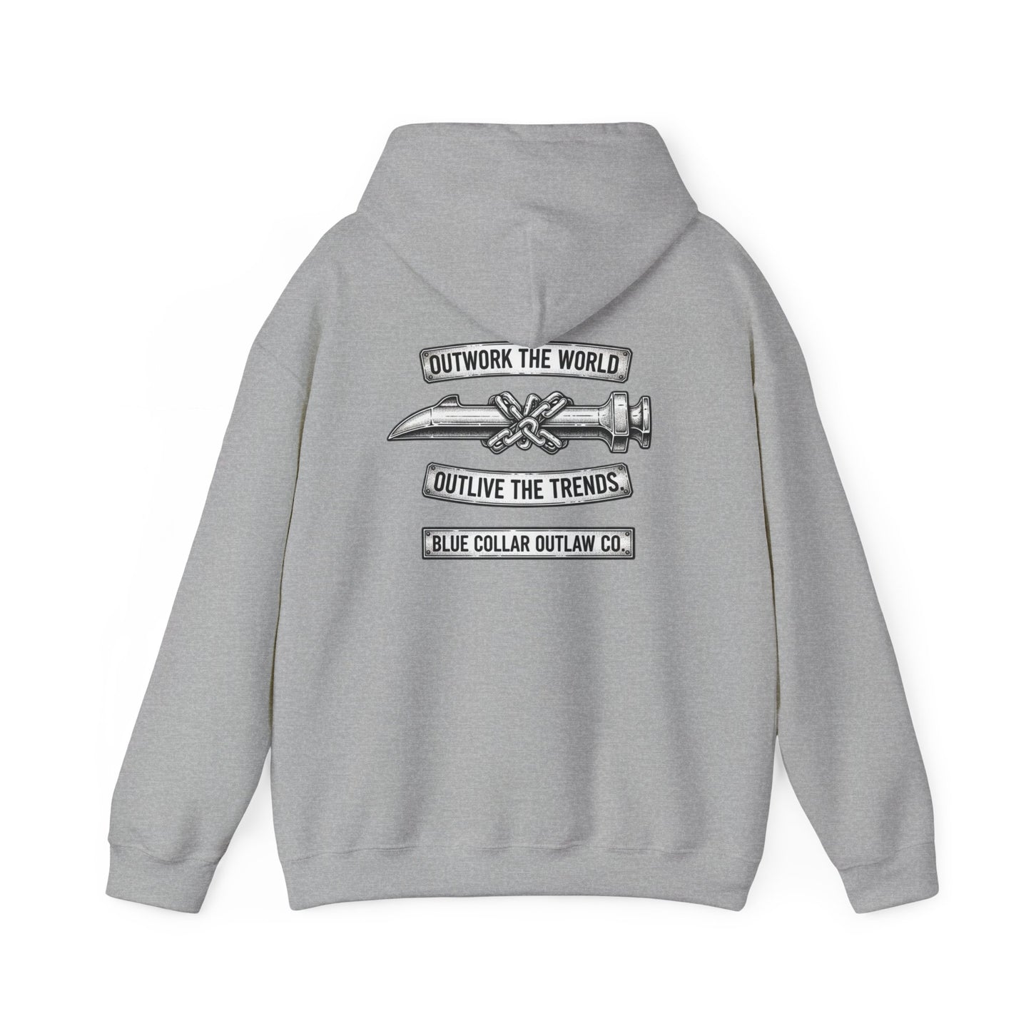 Blue Collar Outlaw | Outwork The World Hoodie