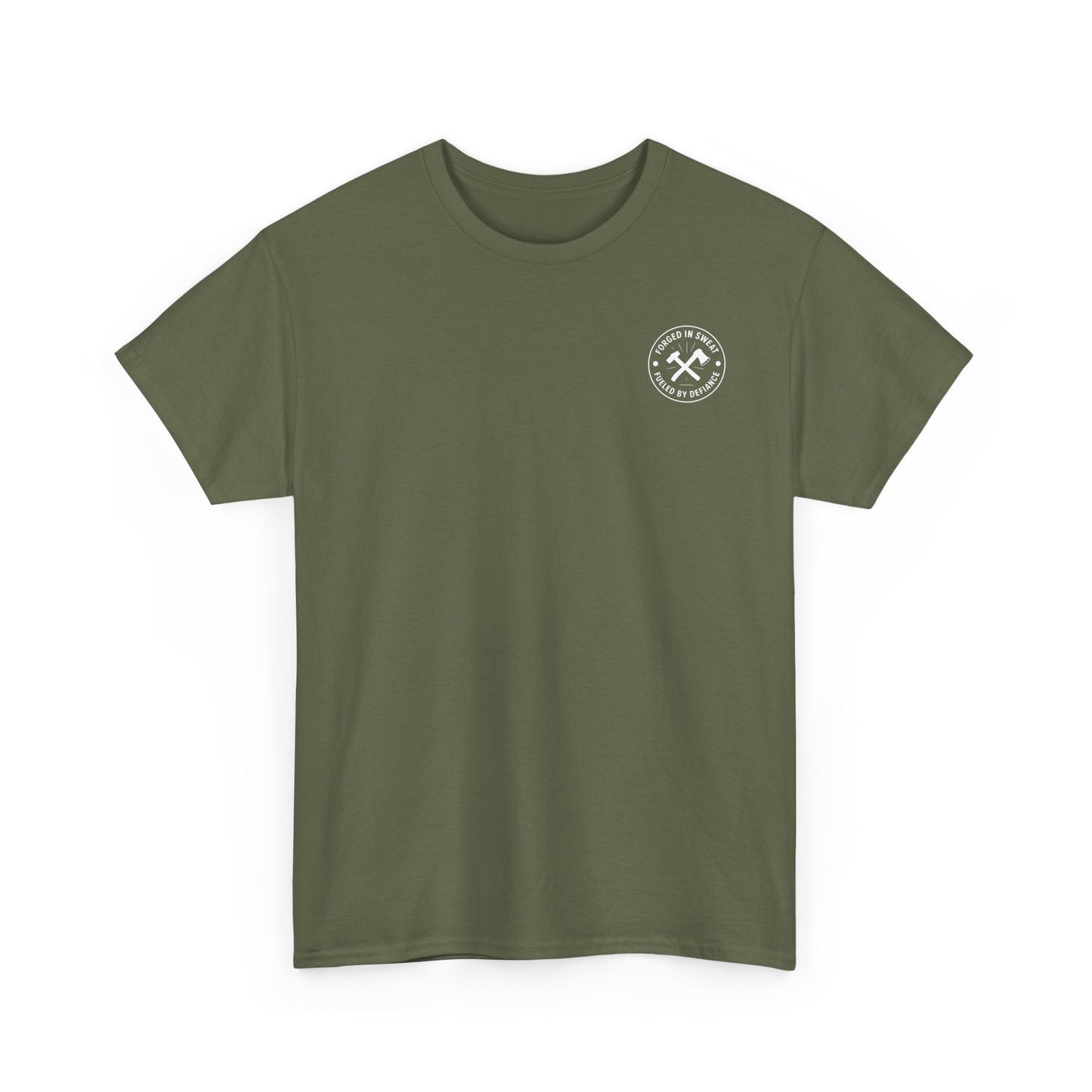 Blue Collar Outlaw | Forged in Sweat - Axe & Hammer T-Shirt