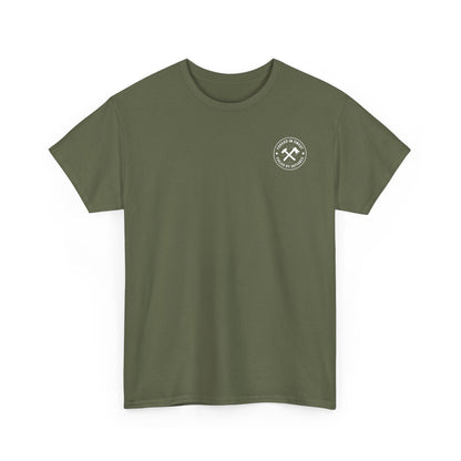 Blue Collar Outlaw | Forged in Sweat - Axe & Hammer T-Shirt