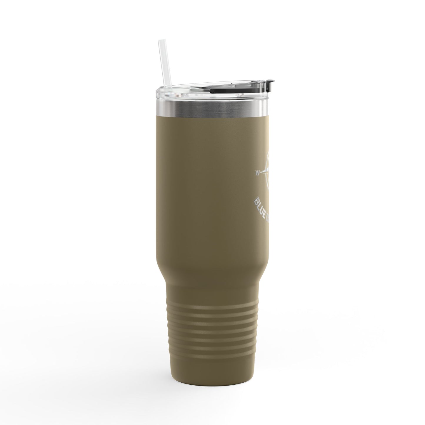 Blue Collar Outlaw | Compass Logo Blue Collar Wife Travel Mug | 40oz Insulated Tumbler